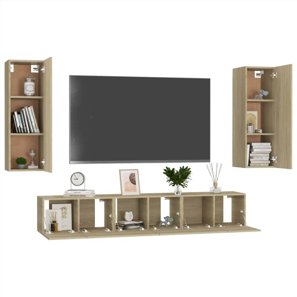 TV Cabinet 5 Piece Set