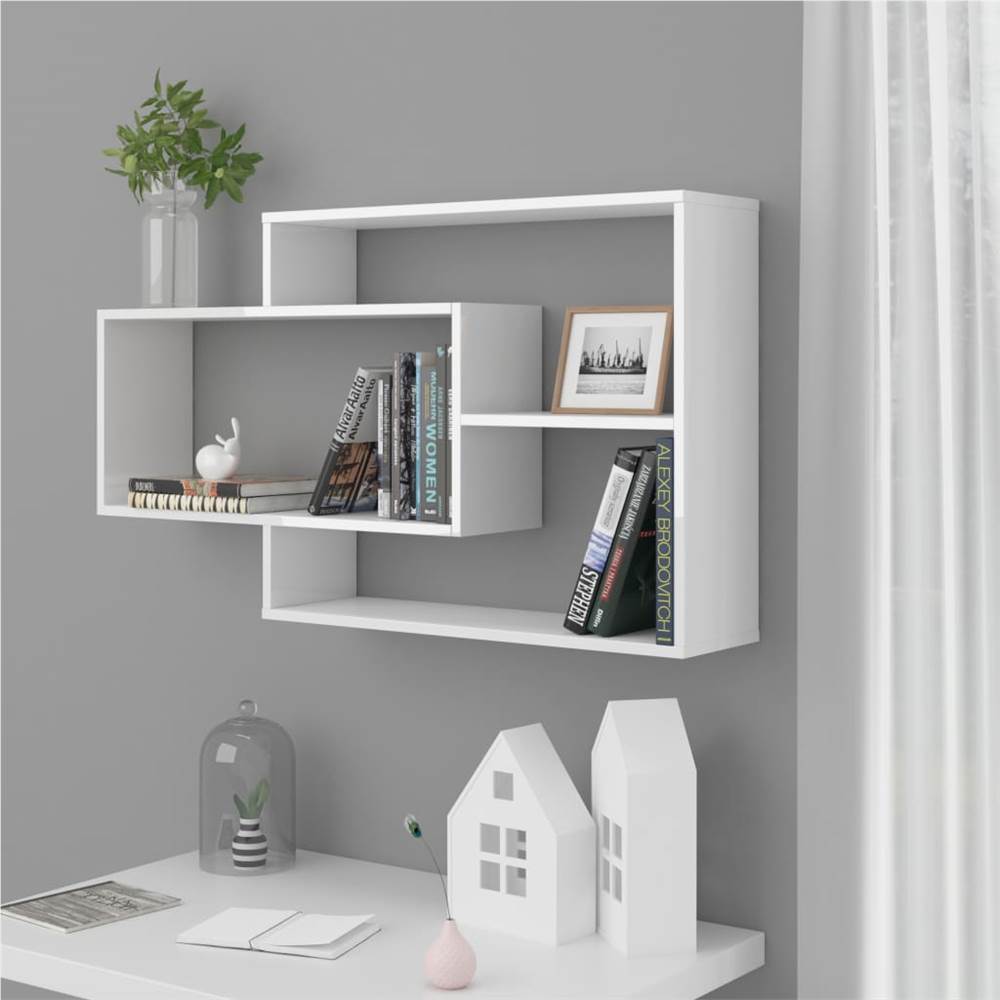 Wall Shelves High Gloss White