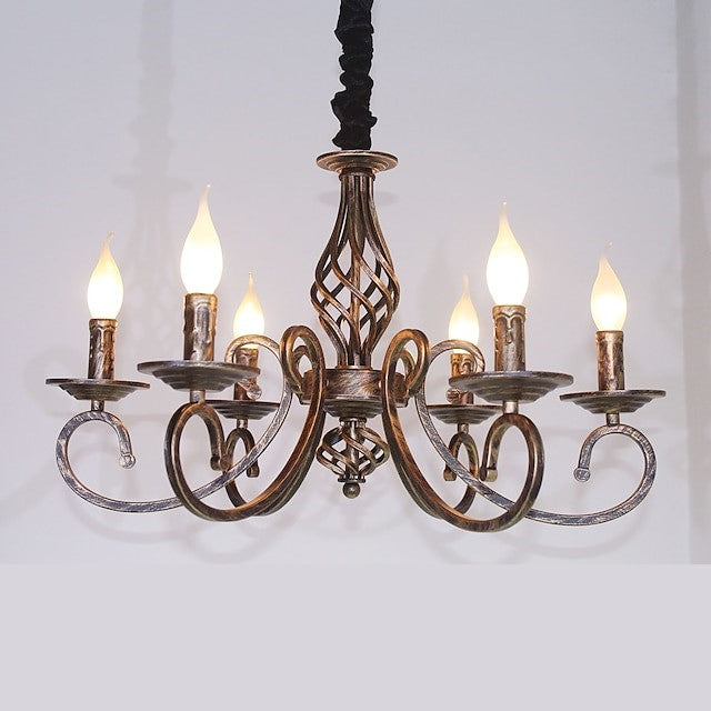 Retro Candle Style Chandelier
