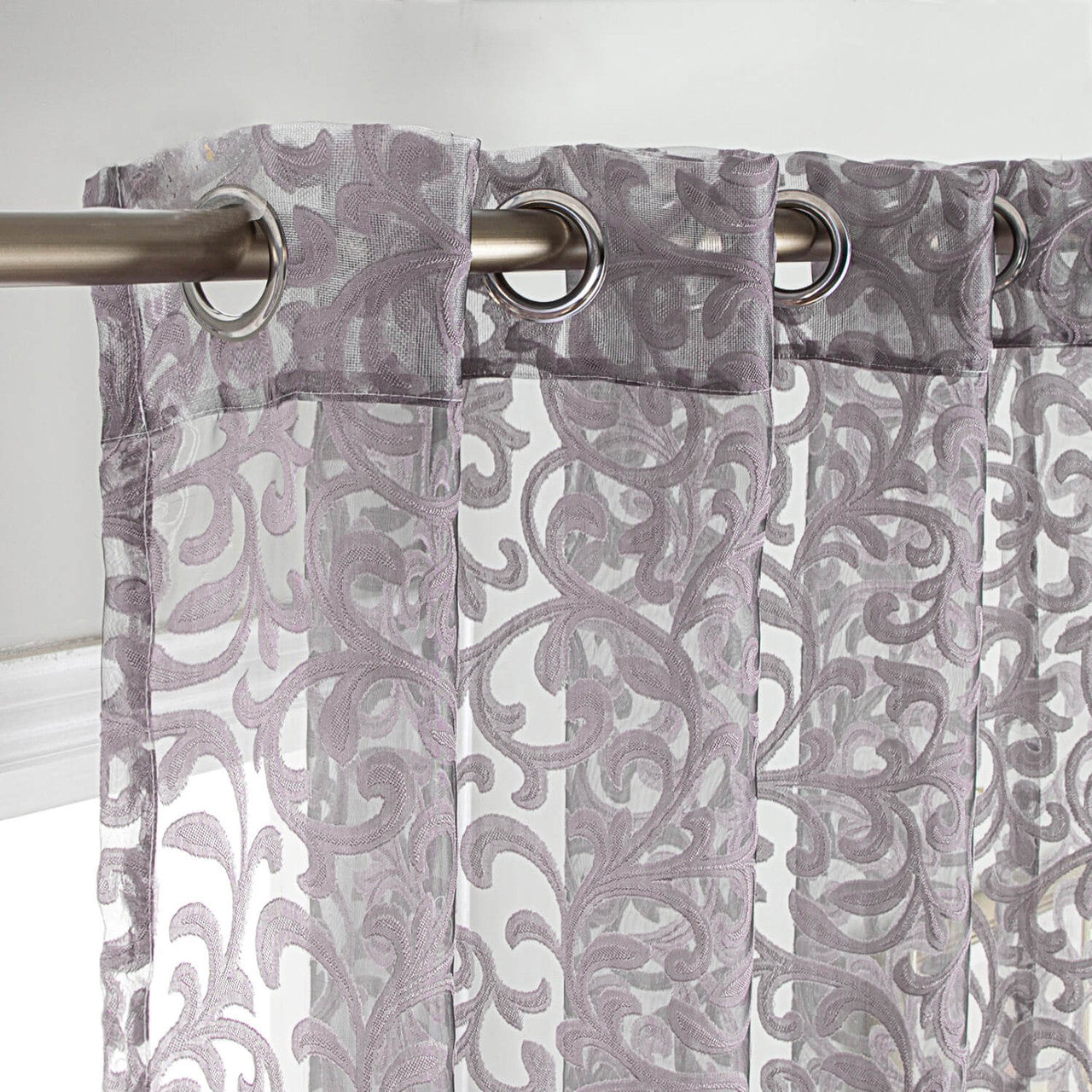 Artemis Sheer Curtain Panel by Dolce Mela