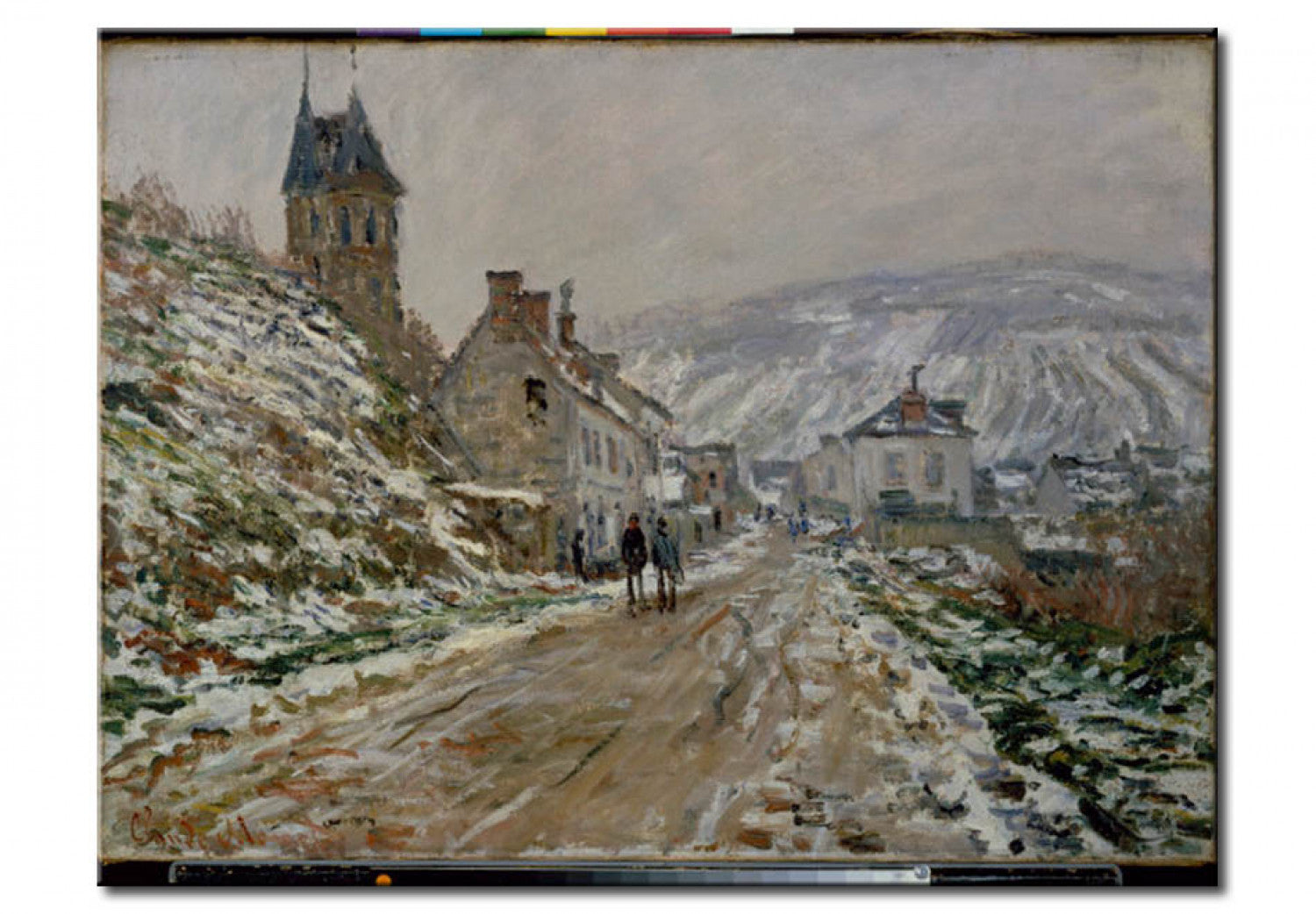 Road to Vetheuil - Claude Monet