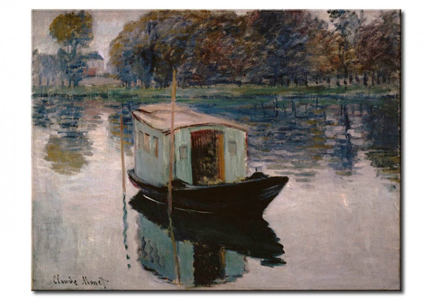 The Boat Shop - Claude Monet