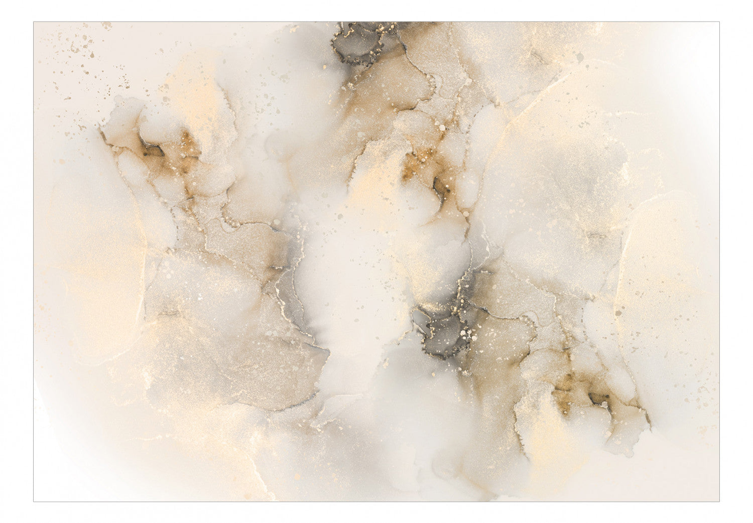 Beige & Gold Shade Marble