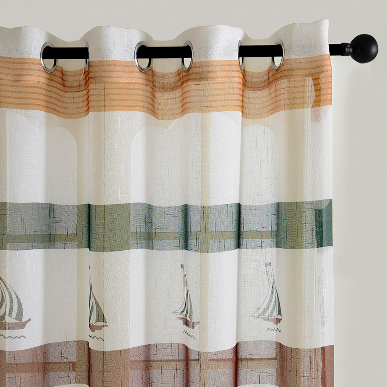 Sheer Curtain Panels - Bermuda by Dolce Mela