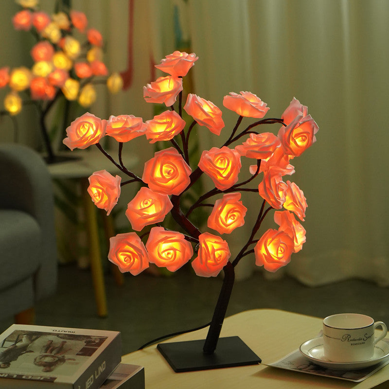 Rose Tree Bouquet Led Lamp