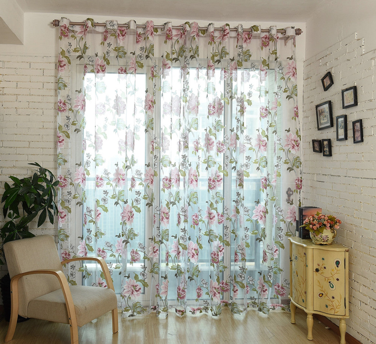 Budapest Sheer Curtain Panels by Dolce Mela