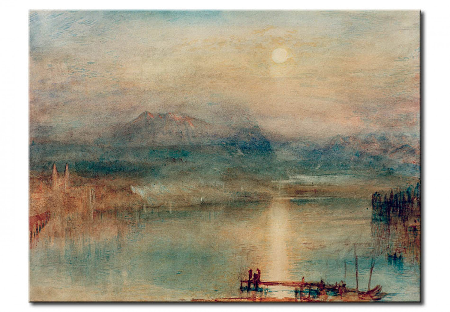 Moonlight on Lake Lucerne -  William Turner