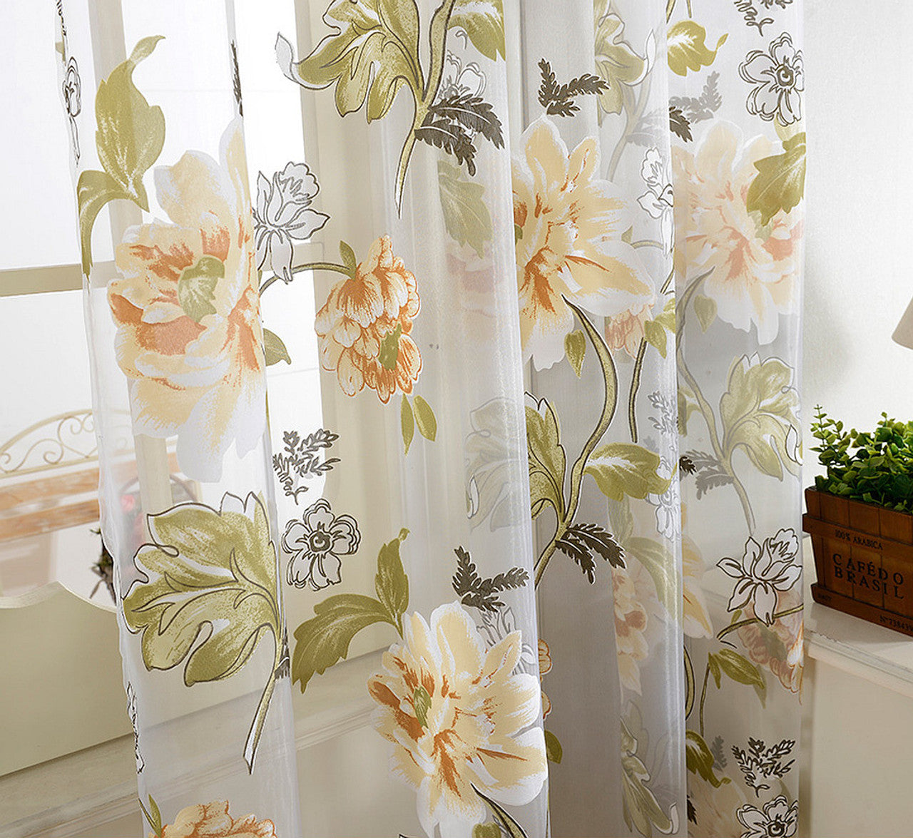 Sheer Curtains Palm Springs by Dolce Mela