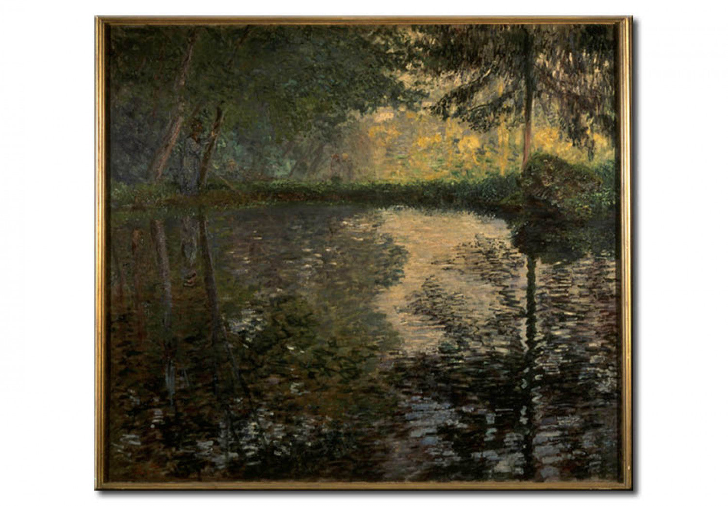 Pond in Montgeron - Claude Monet