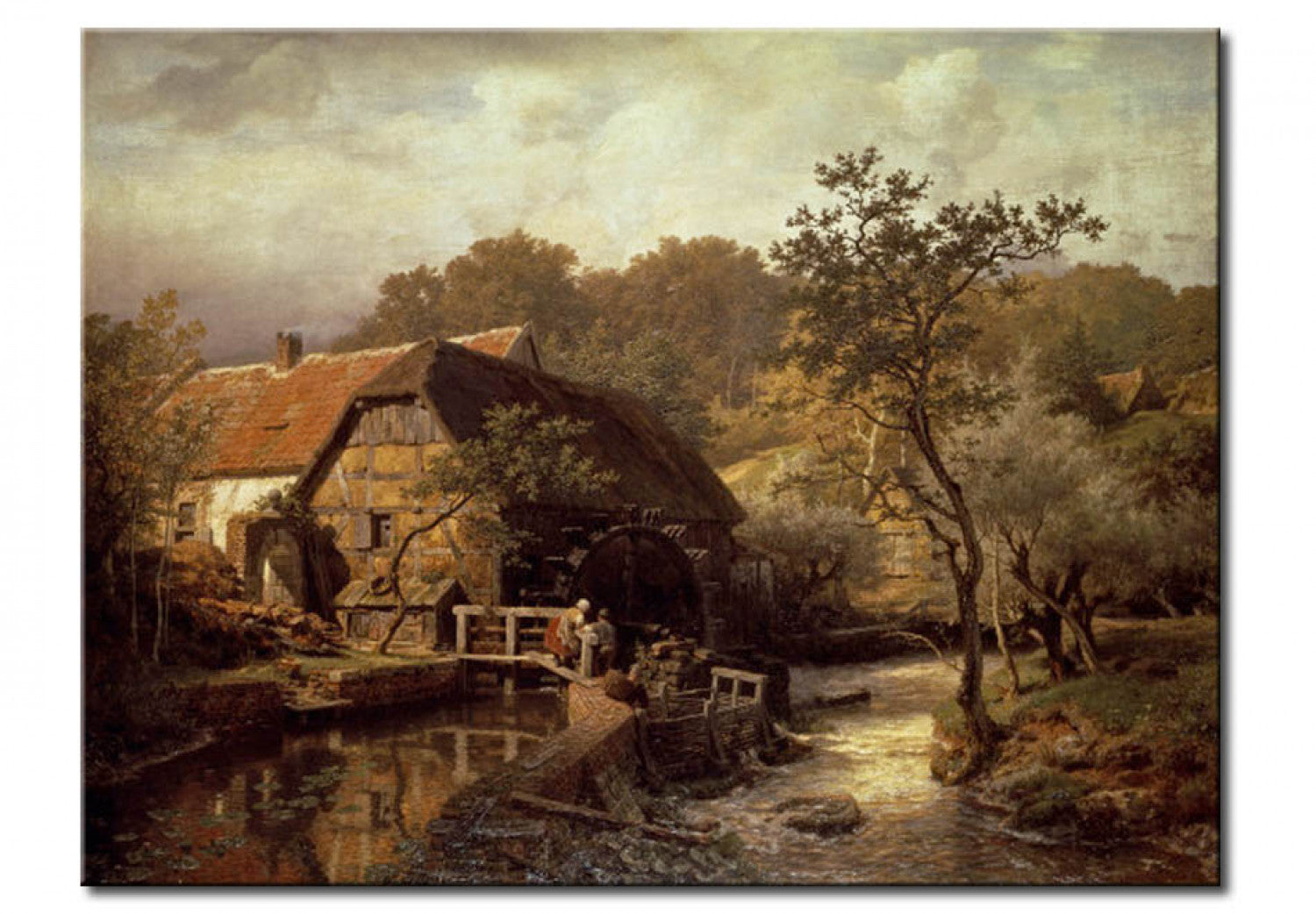 Watermill in Westphalia -  Andreas Achenbach