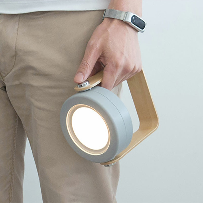 Creative Wooden Portable Lamp