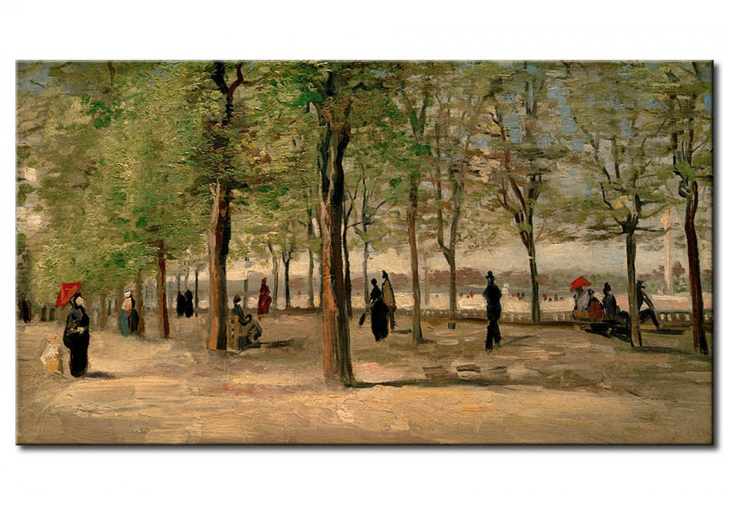 Lane Jardin du Luxembourg - Vincent van Gogh