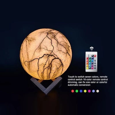 Painted 3D Moon Light