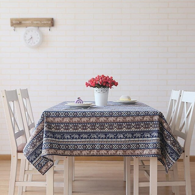 Bohemian Cotton Tablecloth
